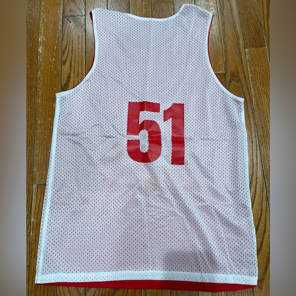 Moniteau Basketball Red and White Jersey - Picture 3 of 10